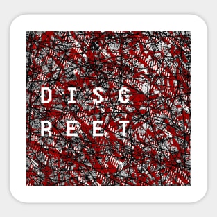 Discreet Sticker